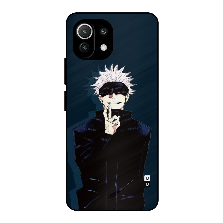 Satoru Gojo Metal Back Case for Mi 11 Lite NE 5G