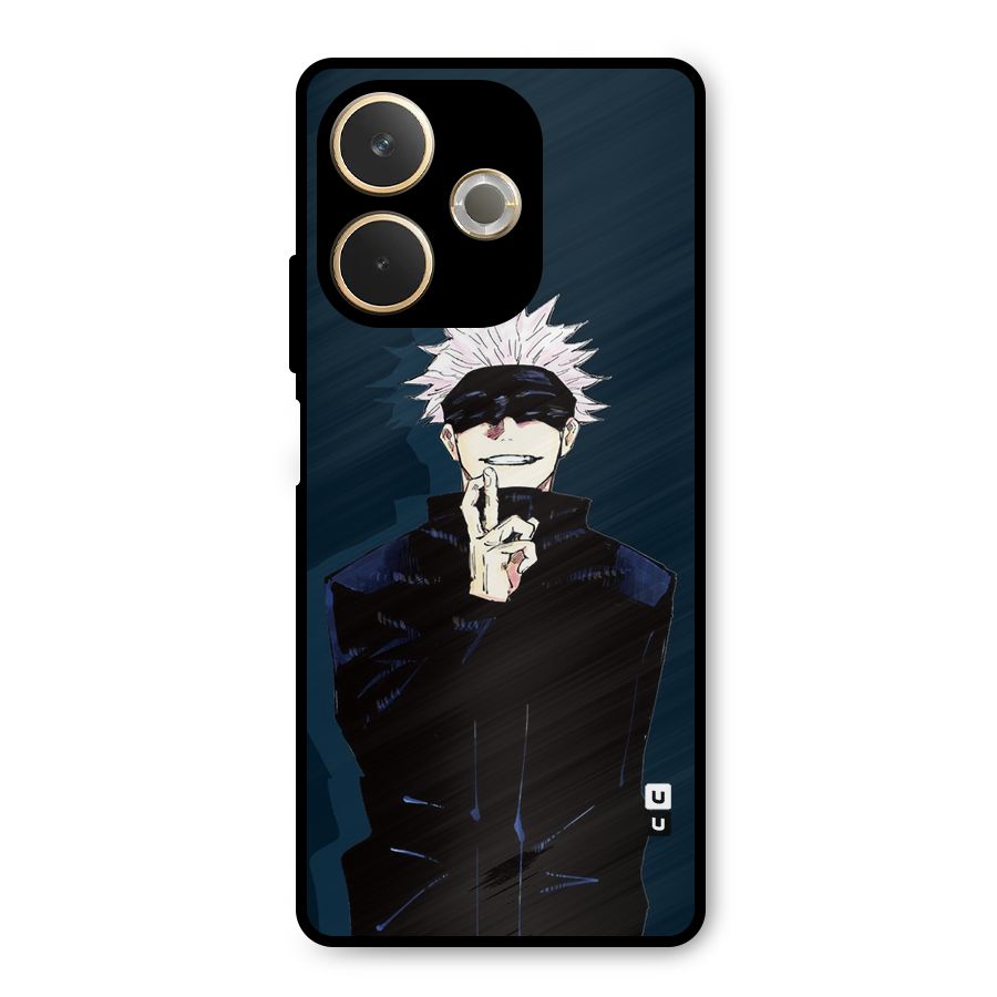 Satoru Gojo Metal Back Case for Oppo A5 Pro
