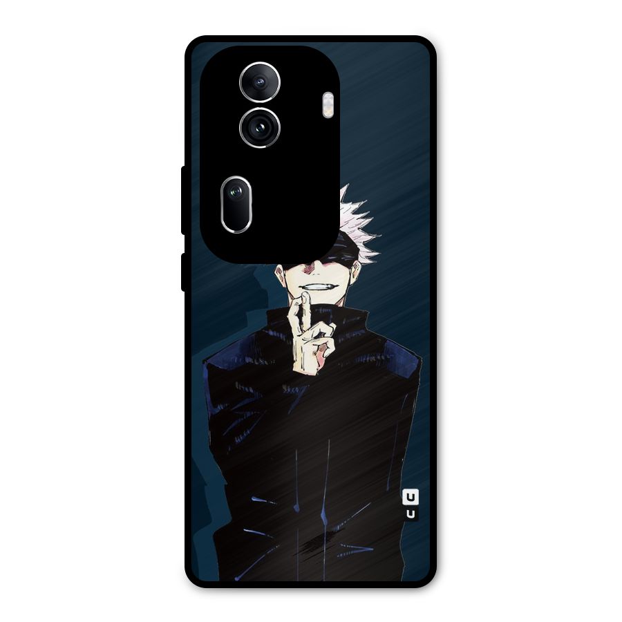 Satoru Gojo Metal Back Case for Oppo Reno11 Pro 5G