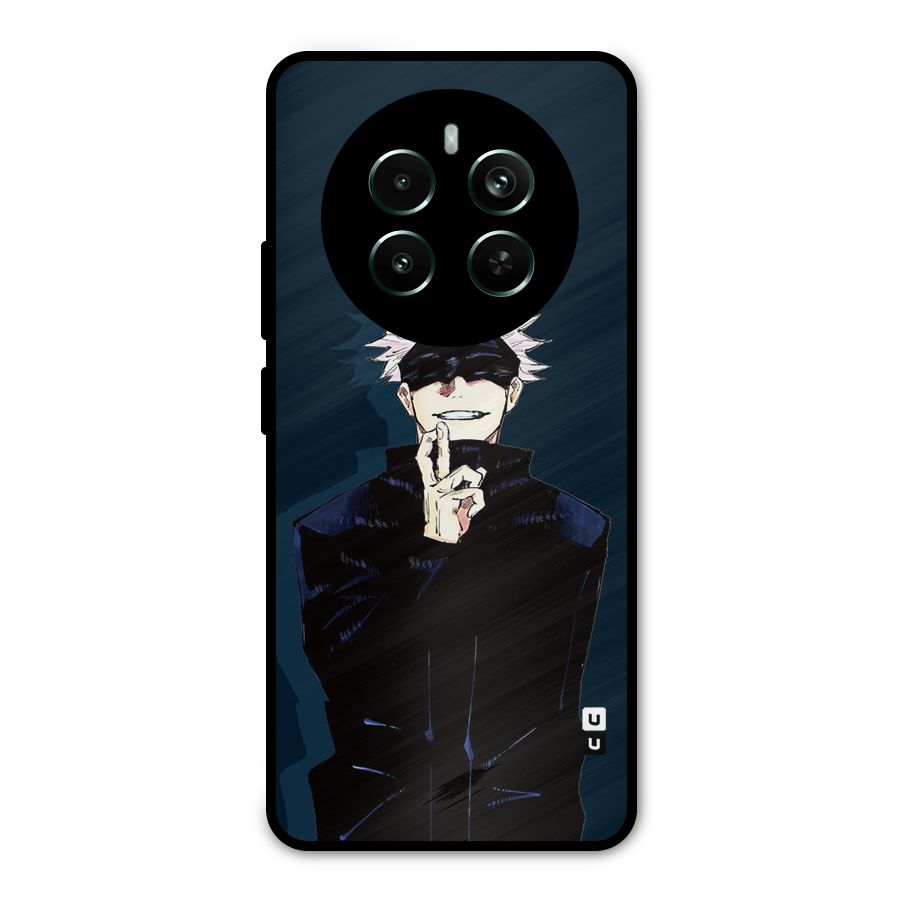 Satoru Gojo Metal Back Case for Realme 12 Plus