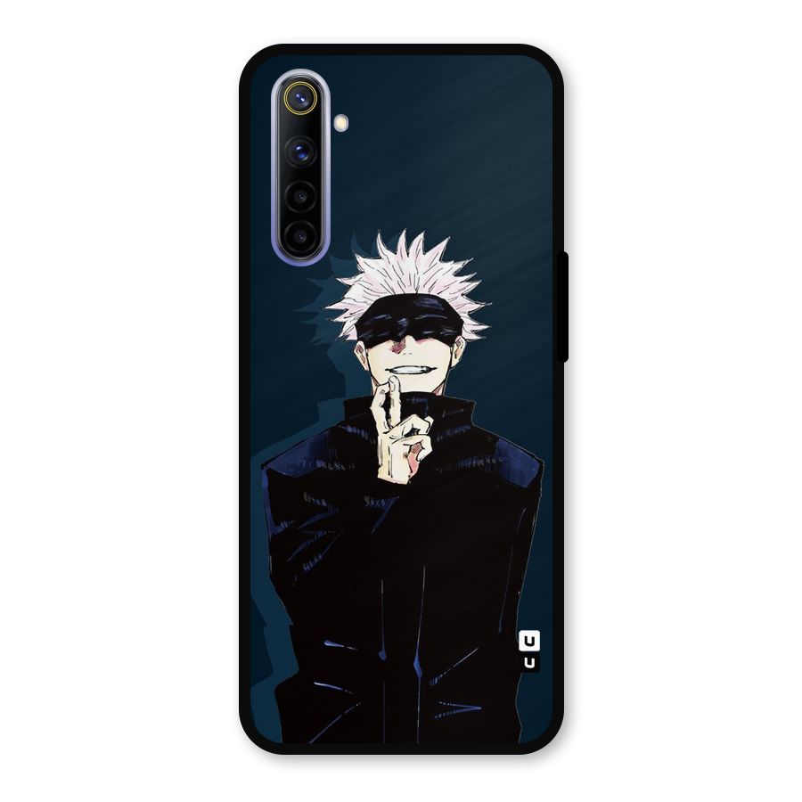 Satoru Gojo Metal Back Case for Realme 6i