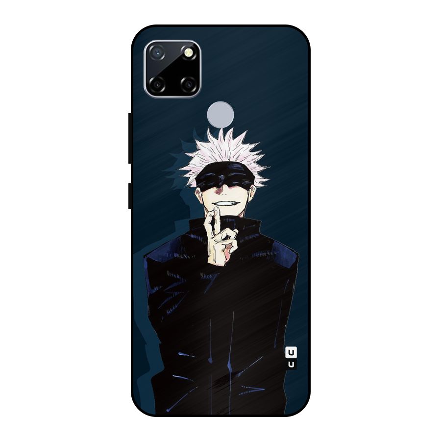 Satoru Gojo Metal Back Case for Realme Narzo 30A
