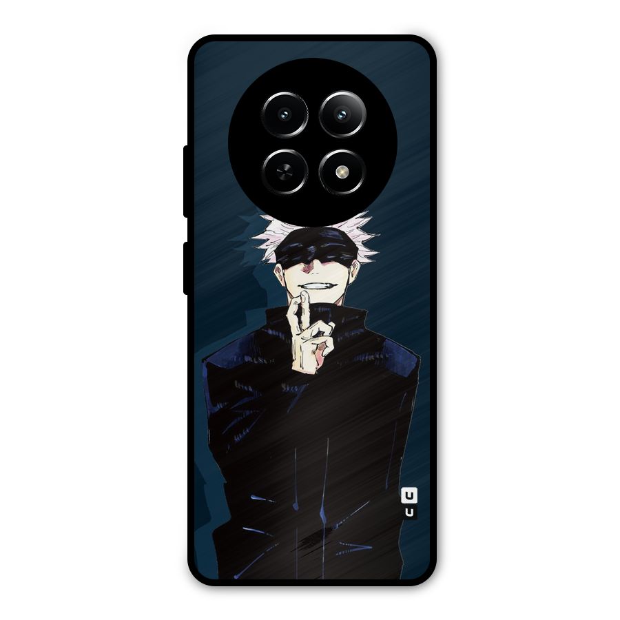 Satoru Gojo Metal Back Case for Realme Narzo 70x 5G