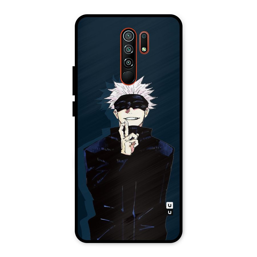 Satoru Gojo Metal Back Case for Redmi 9 Prime