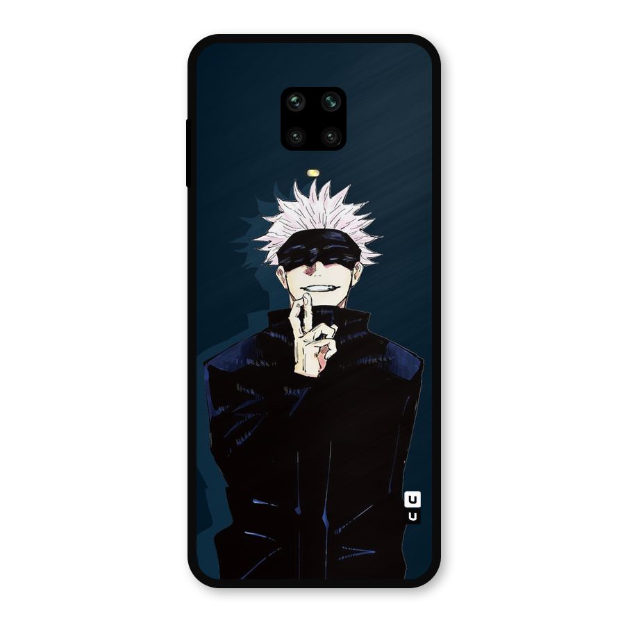Satoru Gojo Metal Back Case for Redmi Note 9 Pro