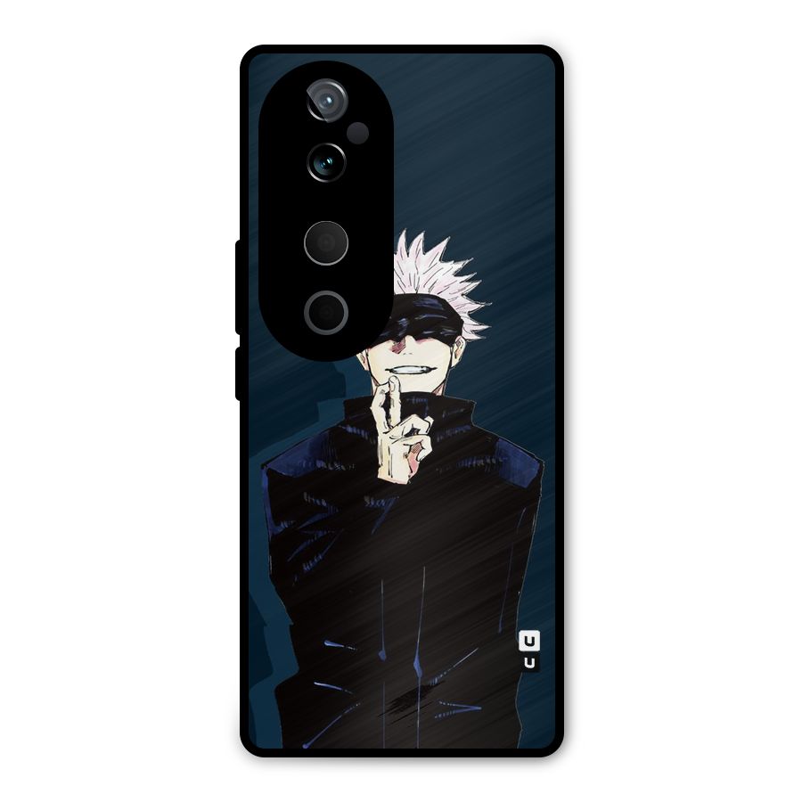 Satoru Gojo Metal Back Case for Vivo T3 Ultra