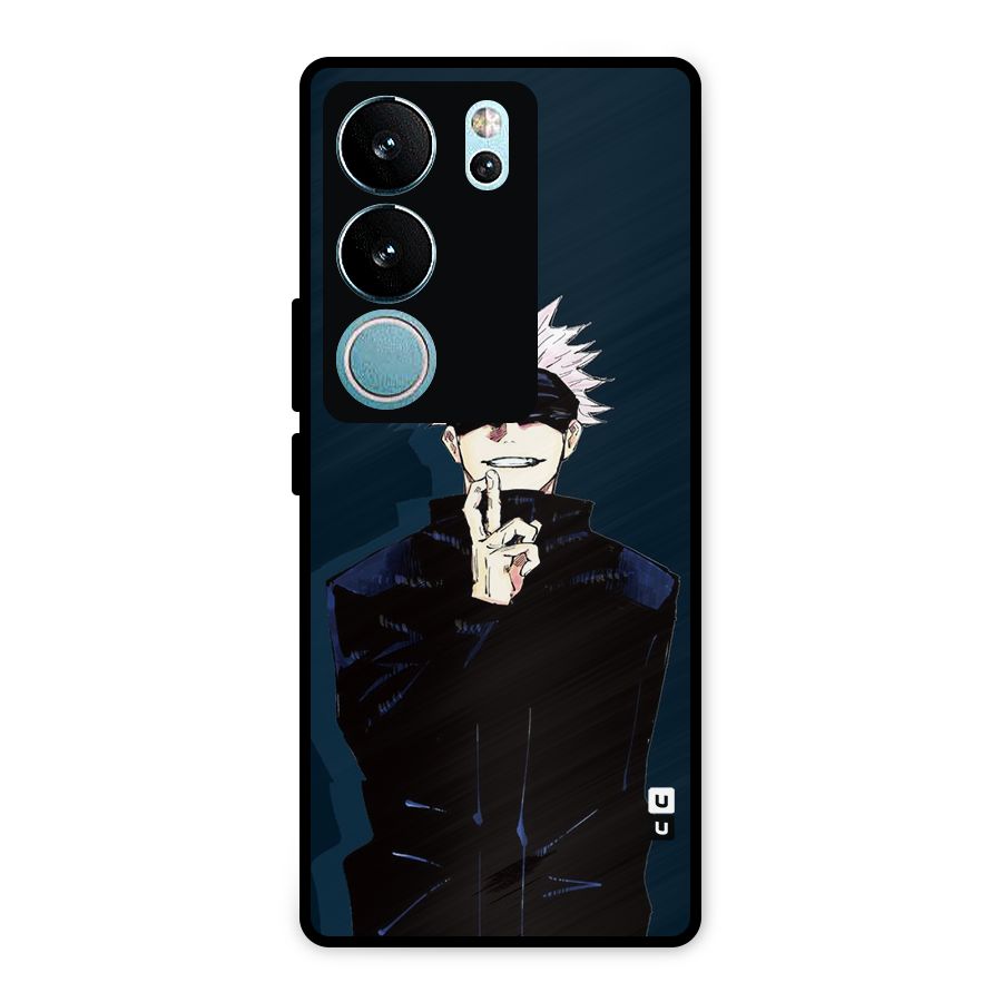 Satoru Gojo Metal Back Case for Vivo V29