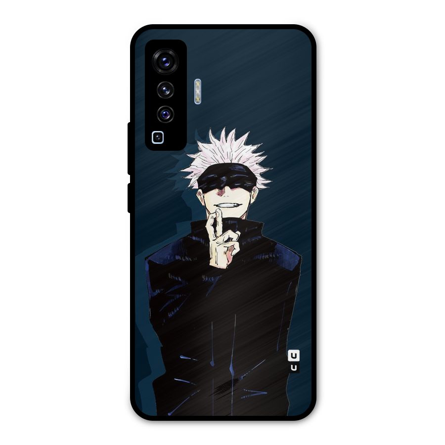 Satoru Gojo Metal Back Case for Vivo X50
