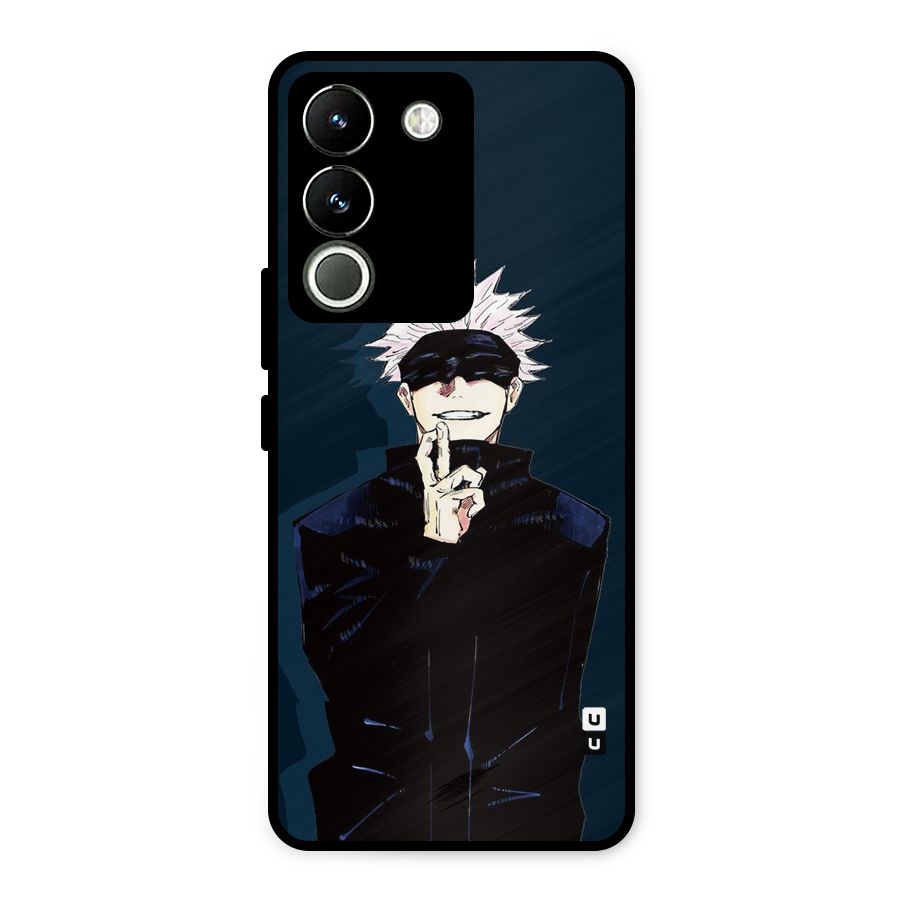Satoru Gojo Metal Back Case for Vivo Y200