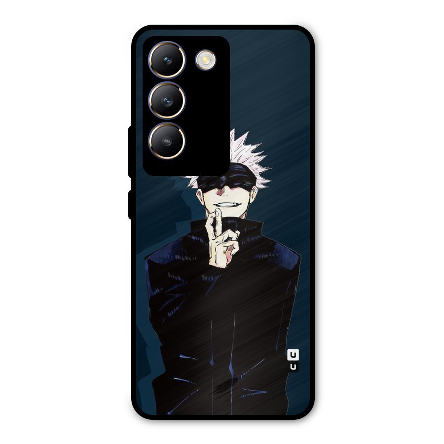 Satoru Gojo Metal Back Case for Vivo Y200e