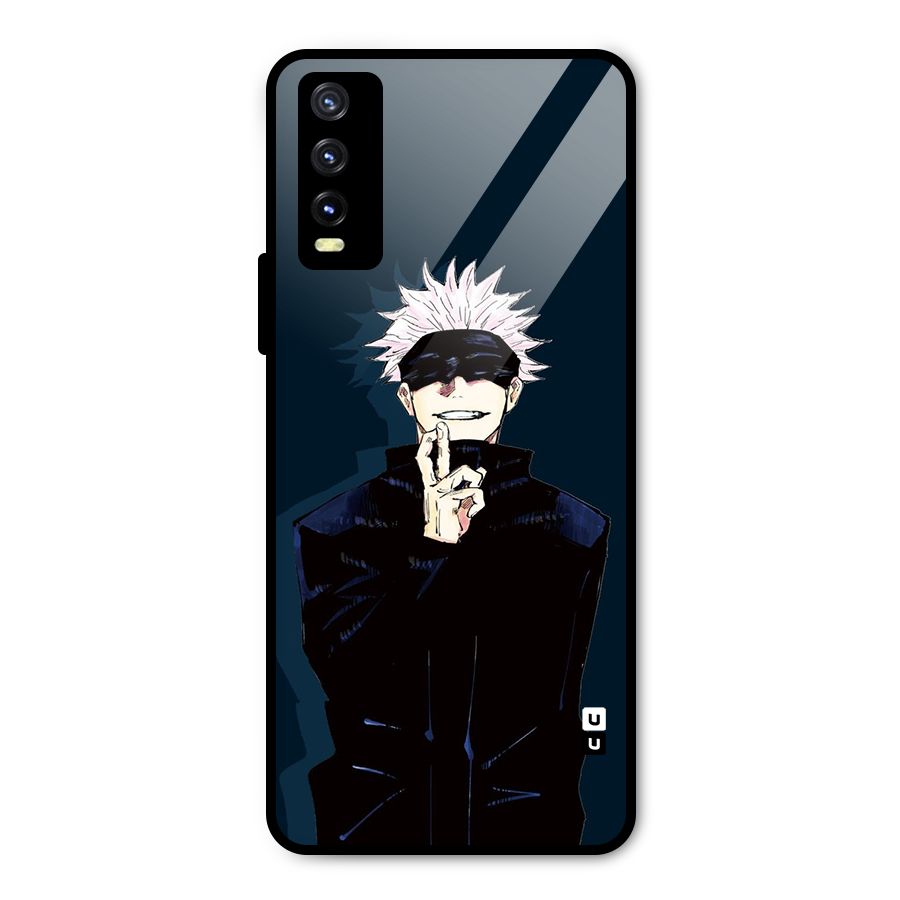 Satoru Gojo Metal Back Case for Vivo Y20g