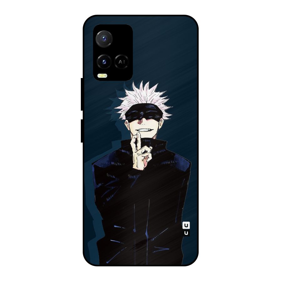 Satoru Gojo Metal Back Case for Vivo Y21T
