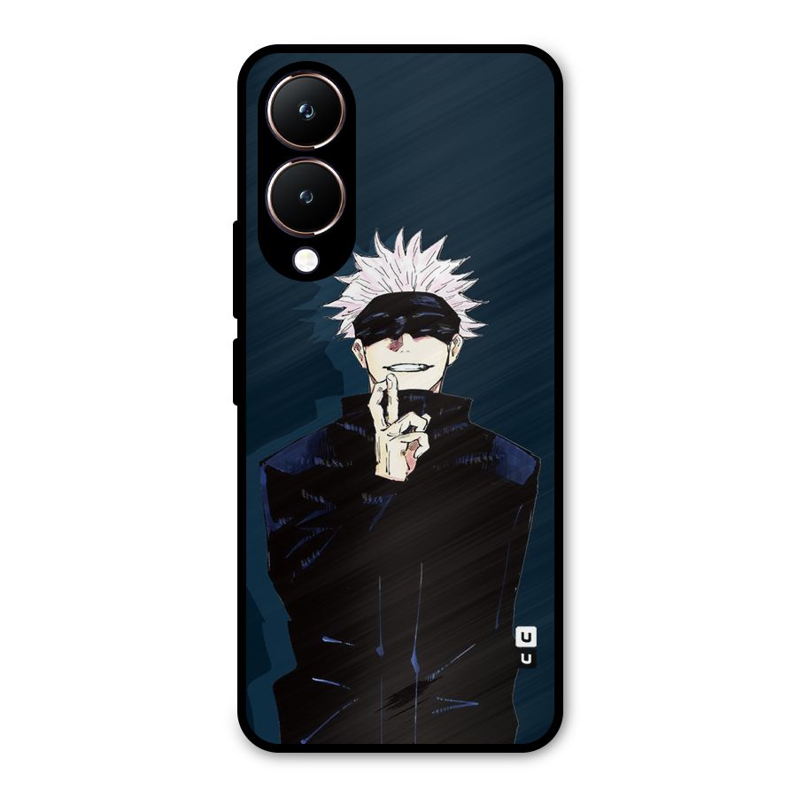 Satoru Gojo Metal Back Case for Vivo Y28
