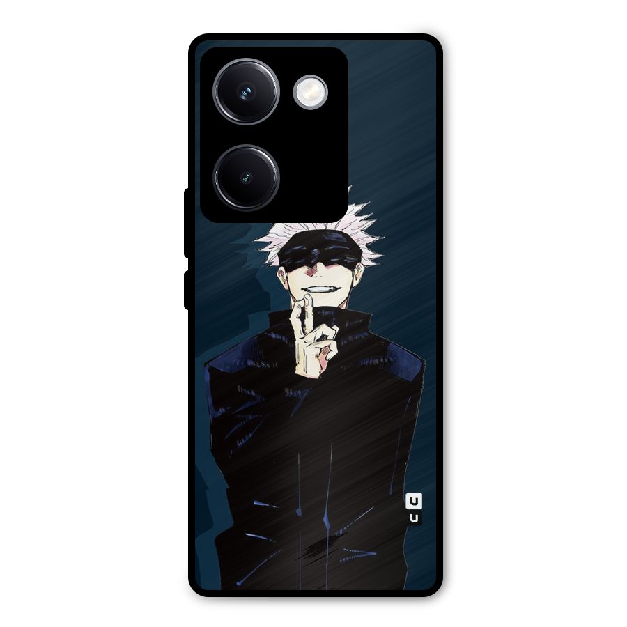 Satoru Gojo Metal Back Case for Vivo Y300 Plus
