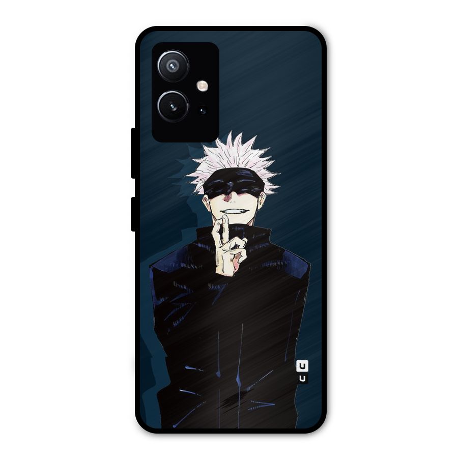 Satoru Gojo Metal Back Case for Vivo Y75 5G