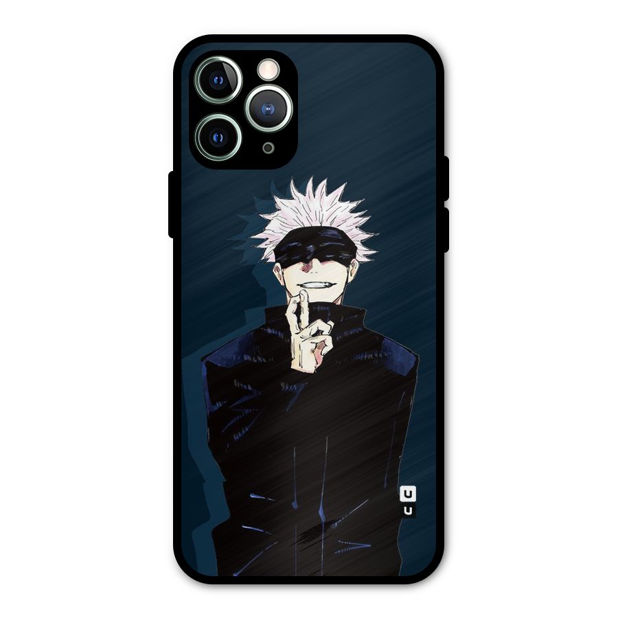 Satoru Gojo Metal Back Case for iPhone 11 Pro Max