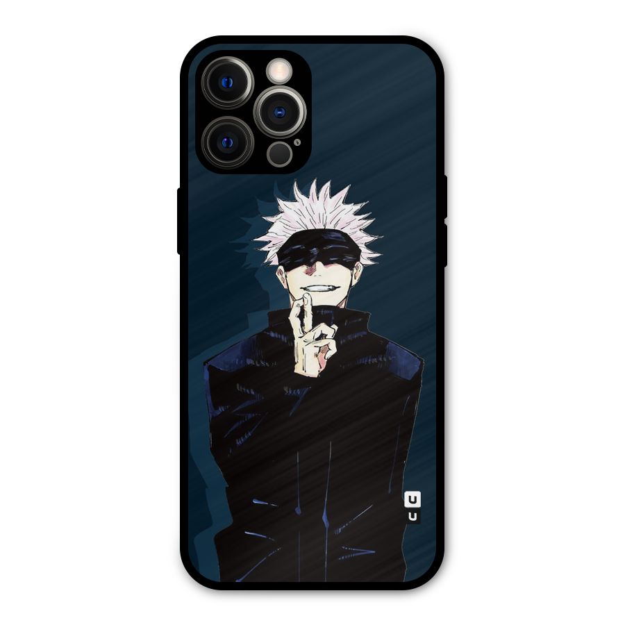 Satoru Gojo Metal Back Case for iPhone 12 Pro Max