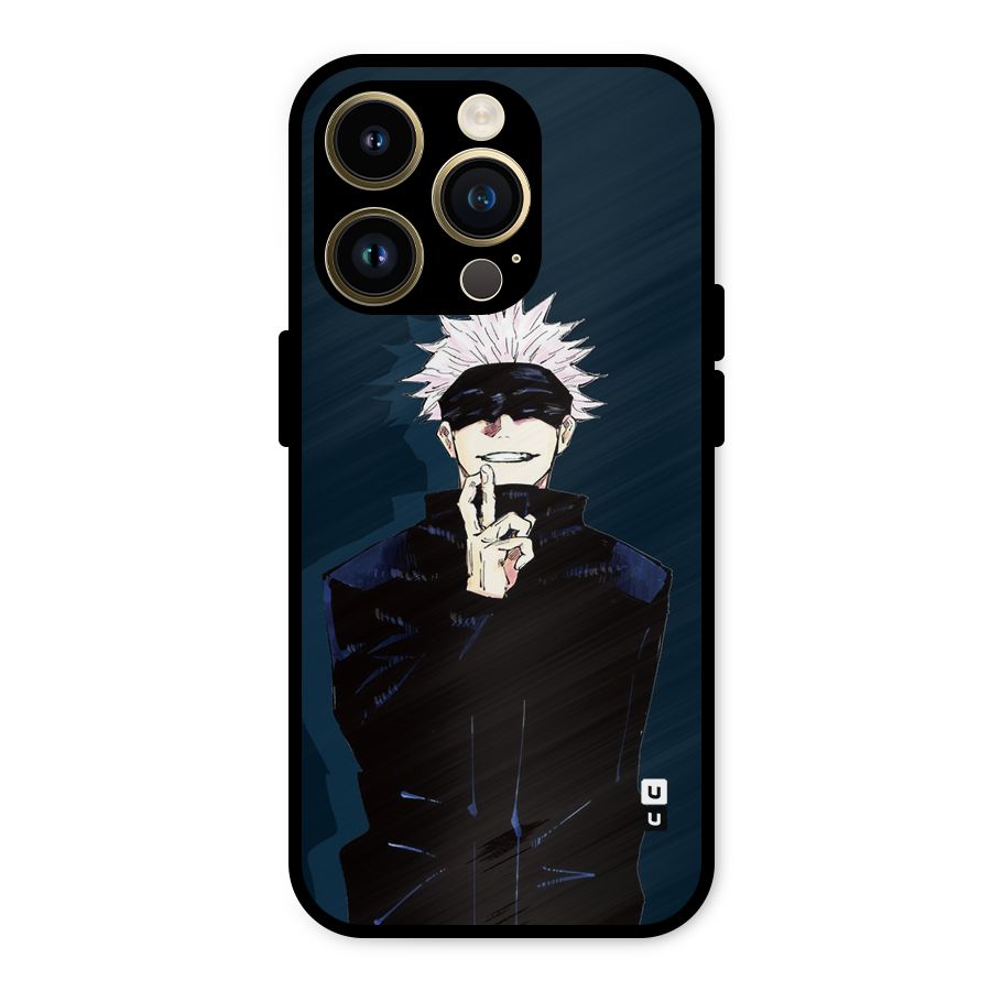 Satoru Gojo Metal Back Case for iPhone 14 Pro
