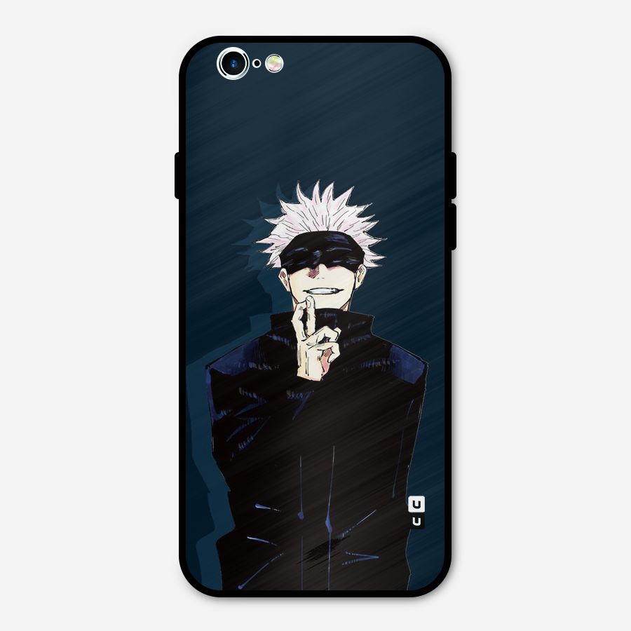 Satoru Gojo Metal Back Case for iPhone 6 6s