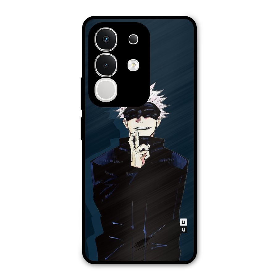 Satoru Gojo Metal Back Case for iQOO Z10x