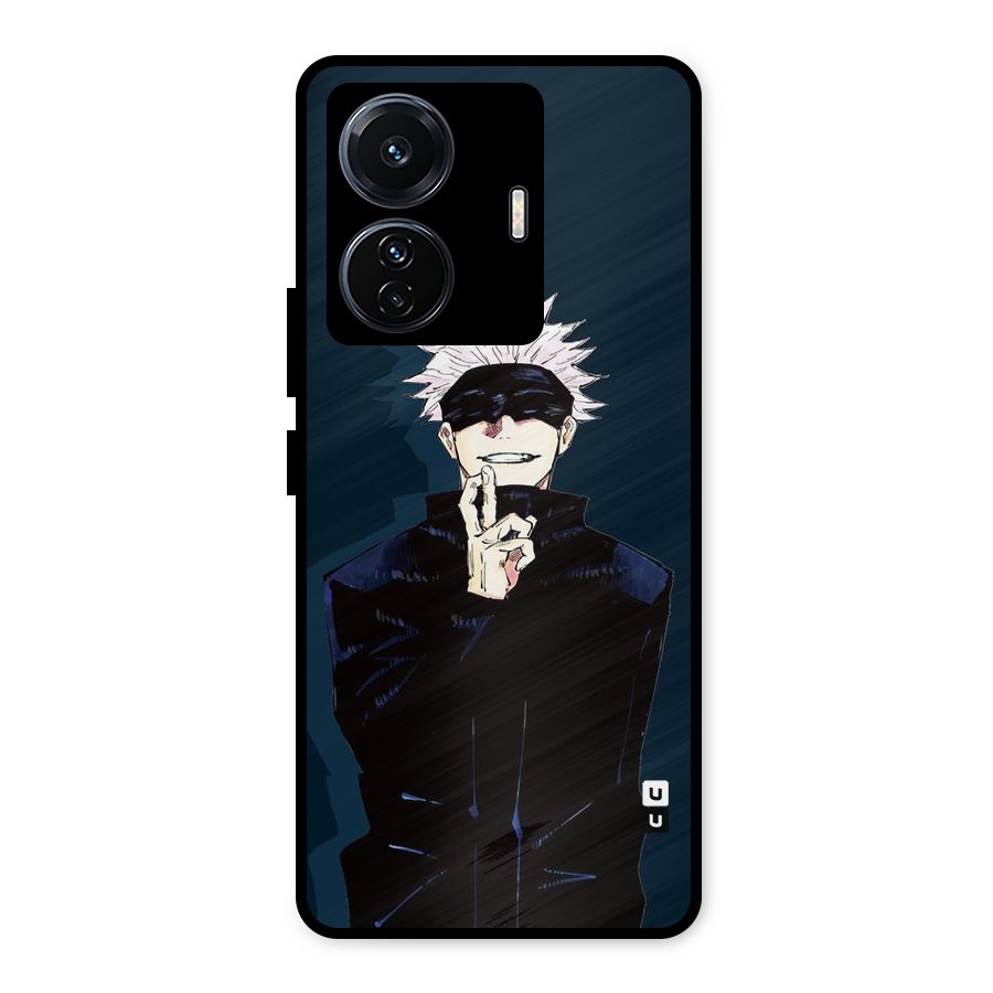 Satoru Gojo Metal Back Case for iQOO Z6