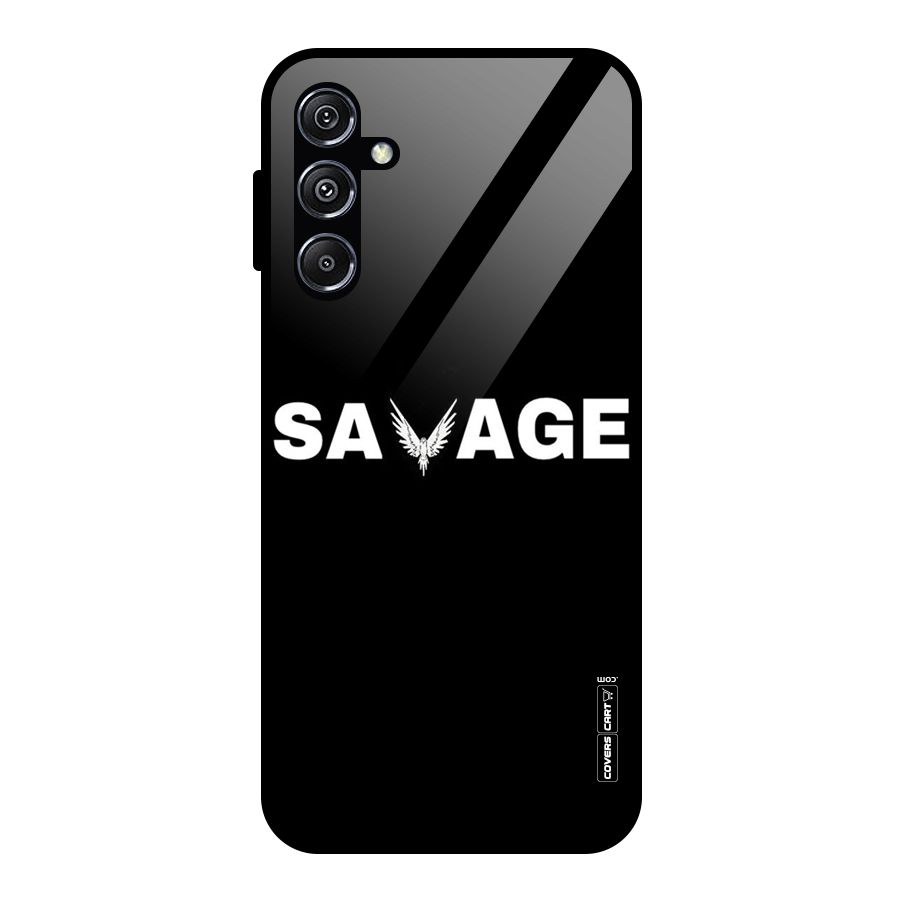 Savage Glass Back Case for Galaxy M34 5G