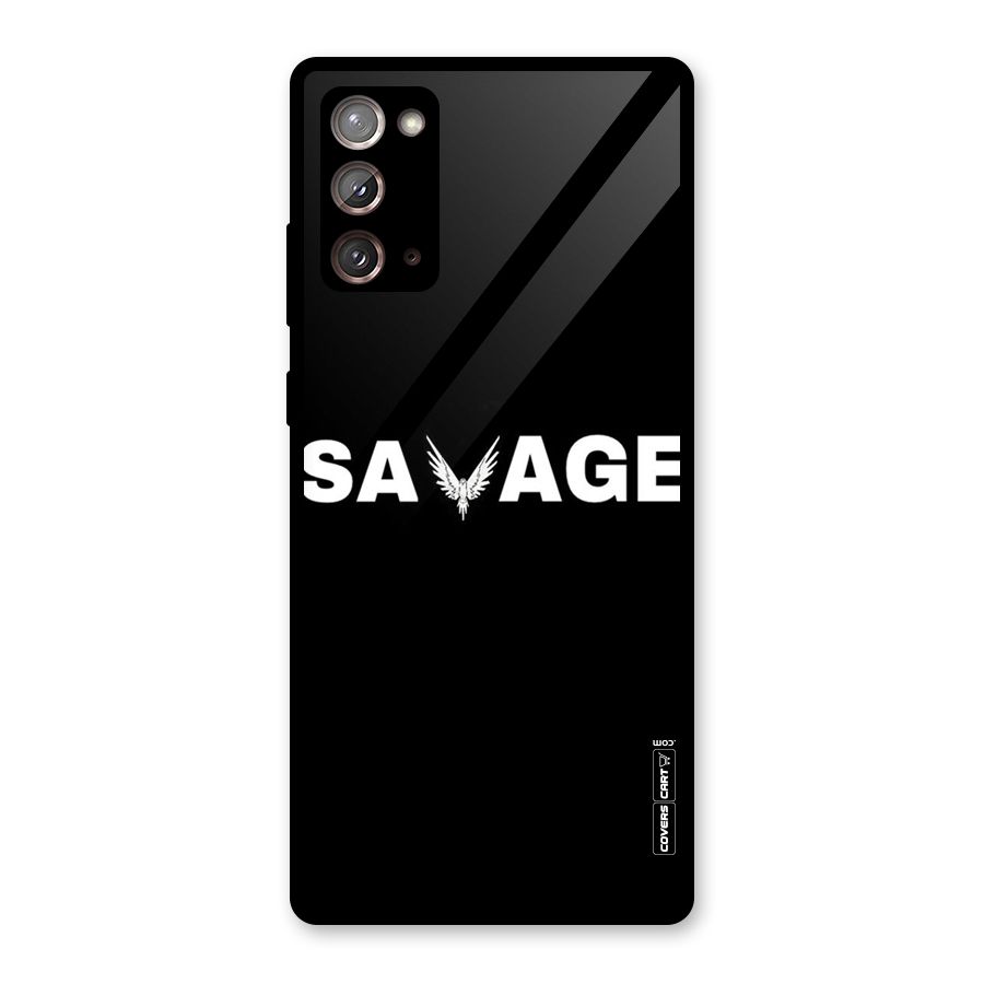 Savage Glass Back Case for Galaxy Note 20
