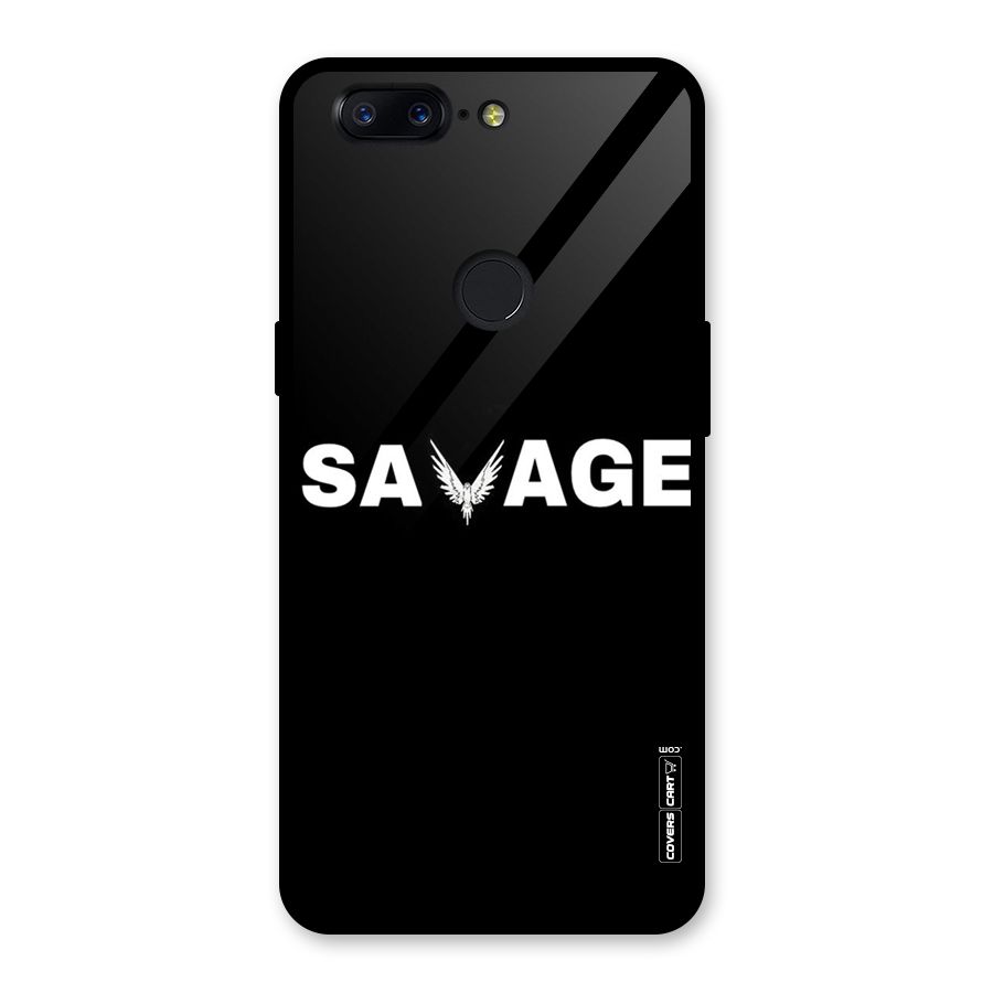 Savage Glass Back Case for OnePlus 5T