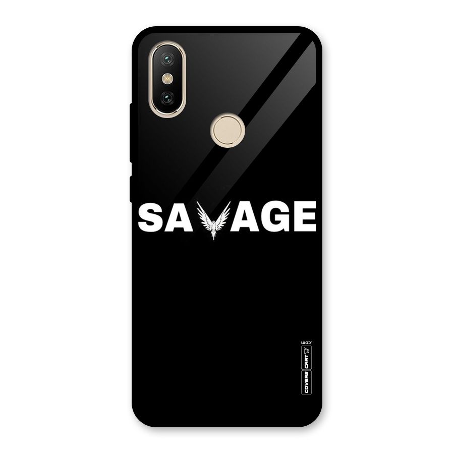 Savage Glass Back Case for Redmi A2
