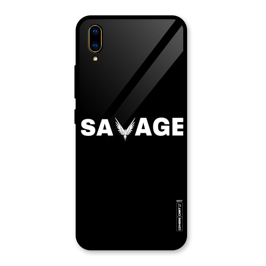 Savage Glass Back Case for Vivo V11 Pro