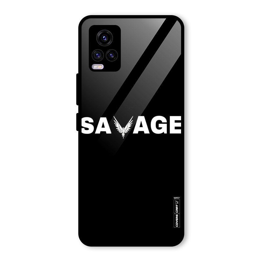 Savage Glass Back Case for Vivo V20 2021