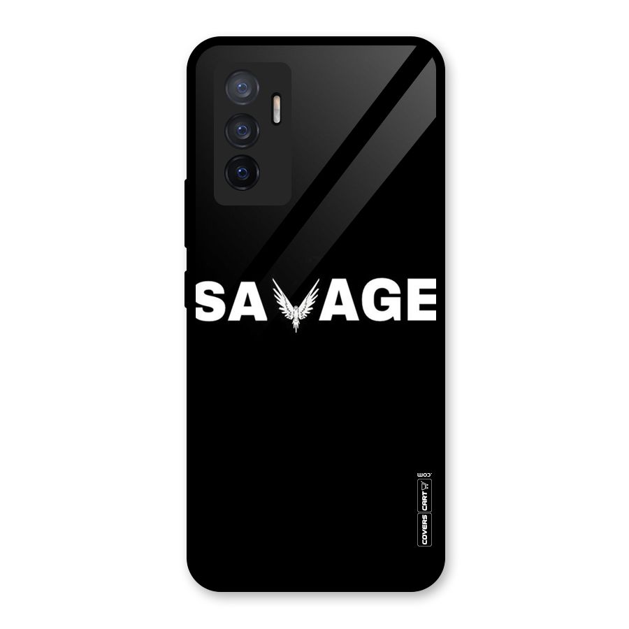 Savage Glass Back Case for Vivo V23e