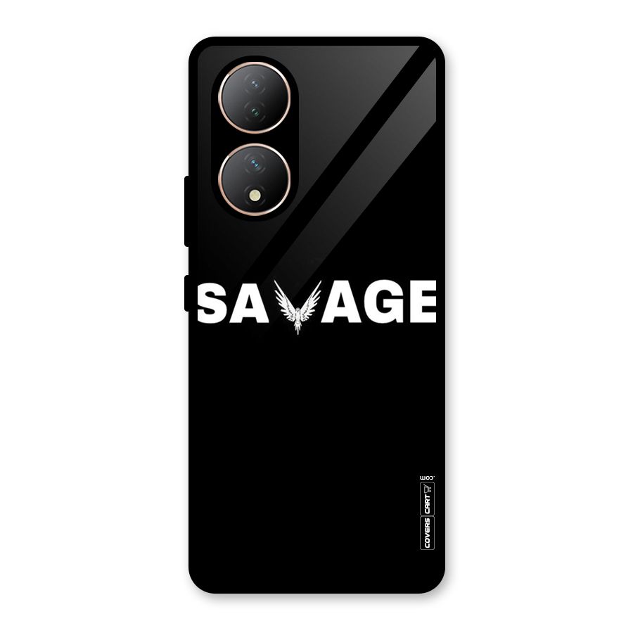 Savage Glass Back Case for Vivo Y100A
