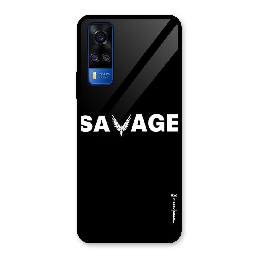 Savage Glass Back Case for Vivo Y31