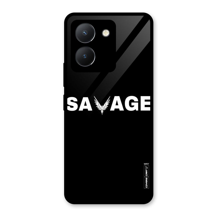 Savage Glass Back Case for Vivo Y36