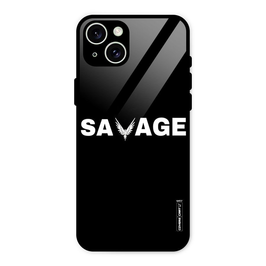 Savage Glass Back Case for iPhone 15 Plus