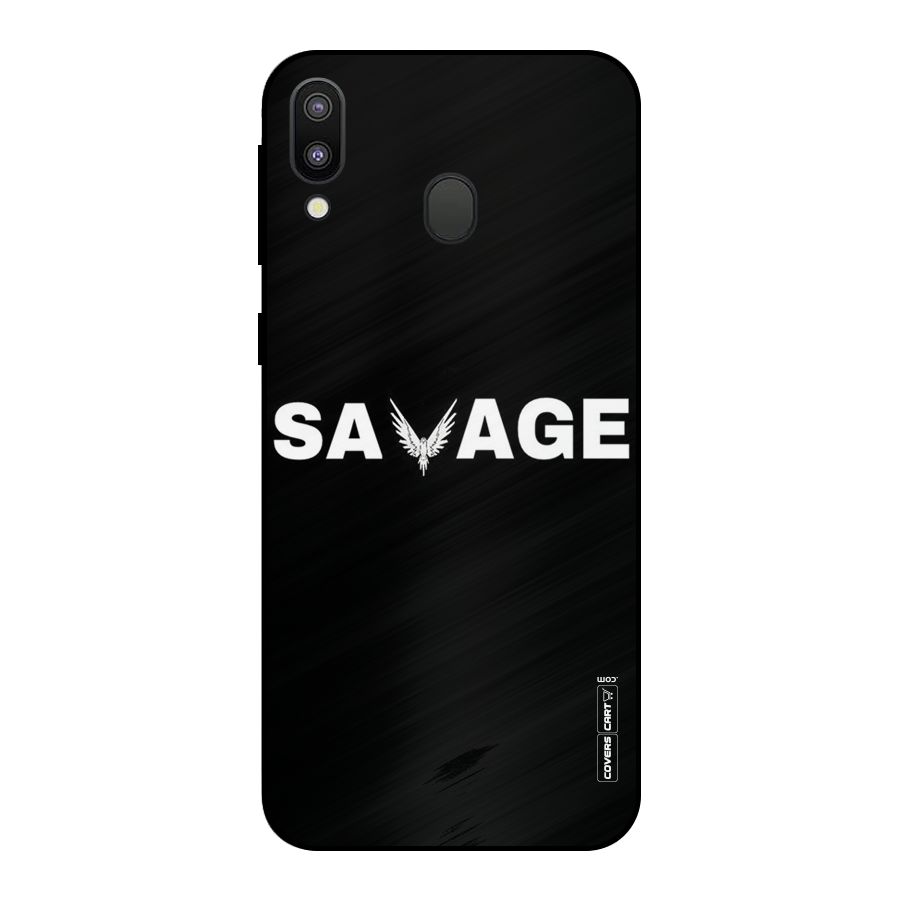 Savage Metal Back Case for Galaxy M20