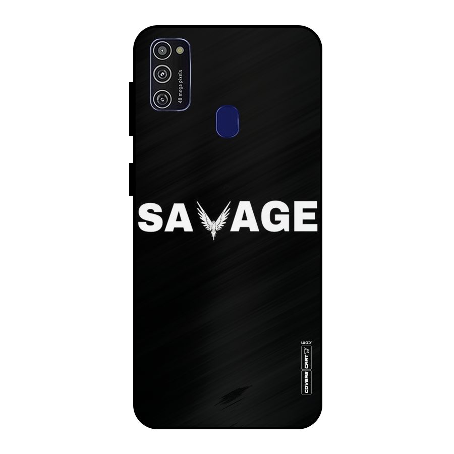 Savage Metal Back Case for Galaxy M21