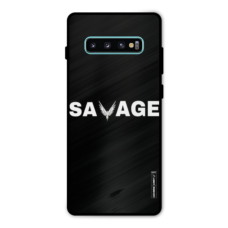 Savage Metal Back Case for Galaxy S10 Plus