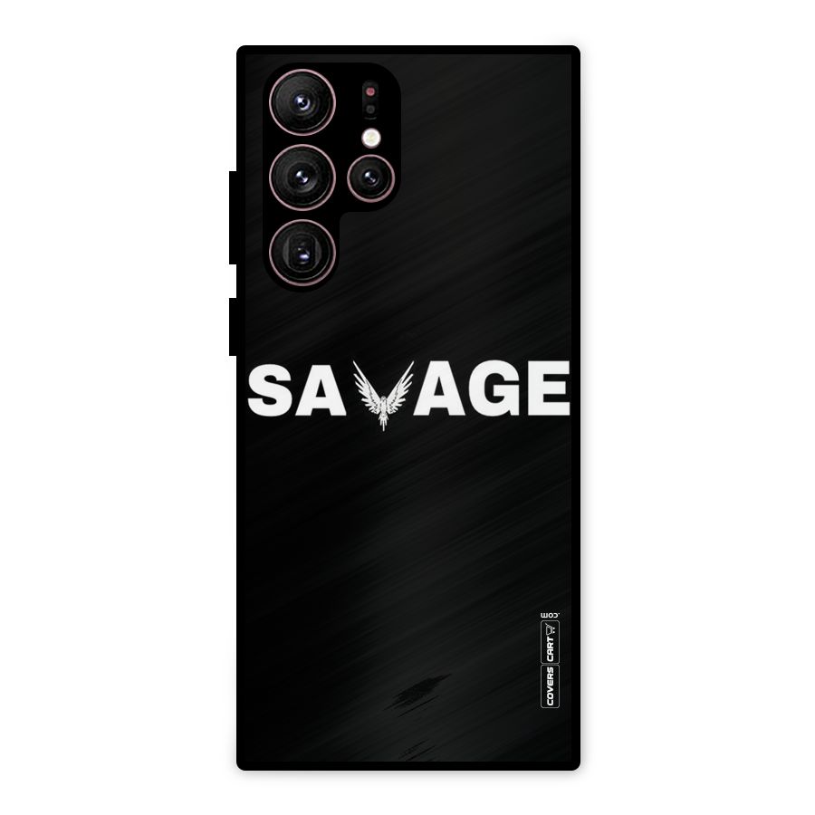Savage Metal Back Case for Galaxy S22 Ultra 5G