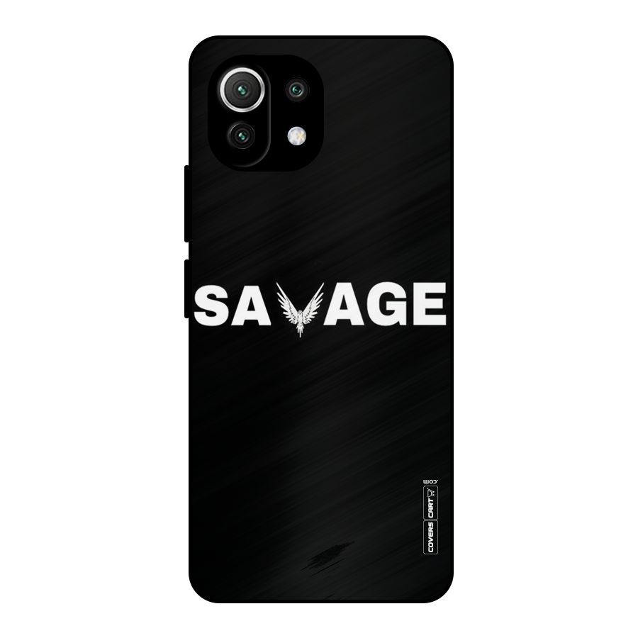 Savage Metal Back Case for Mi 11 Lite NE 5G