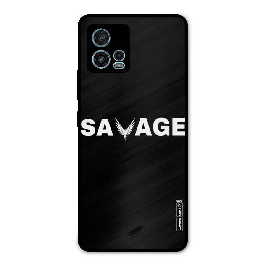 Savage Metal Back Case for Moto G72