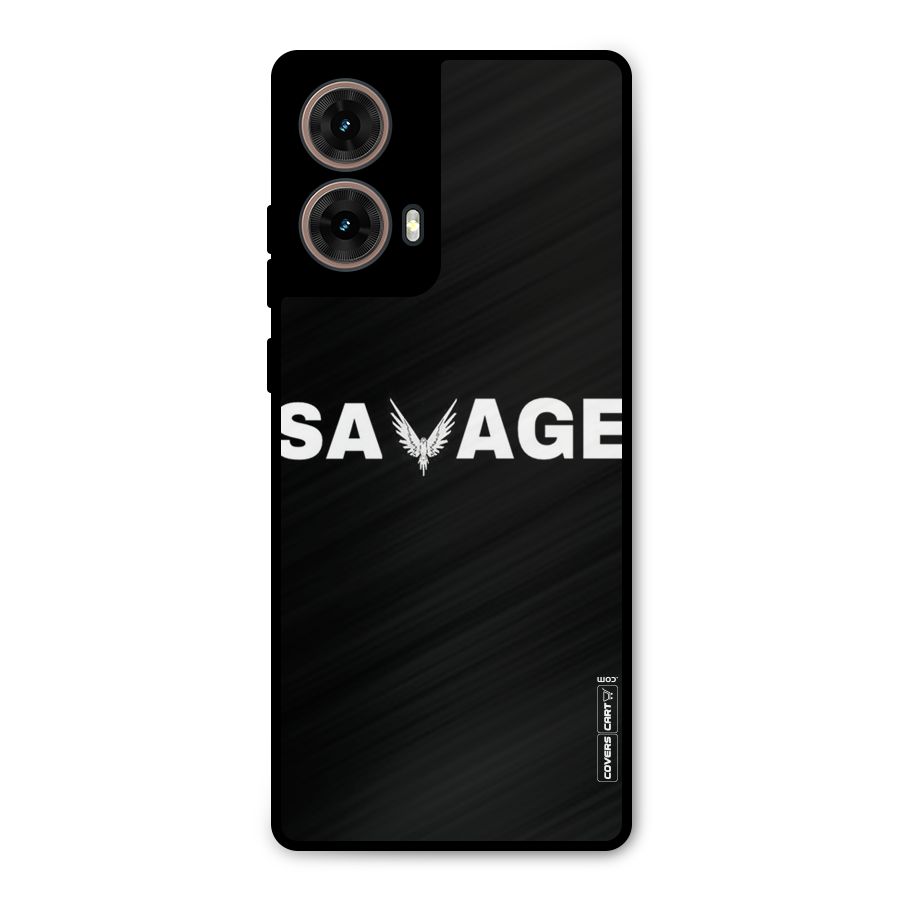 Savage Metal Back Case for Moto G85