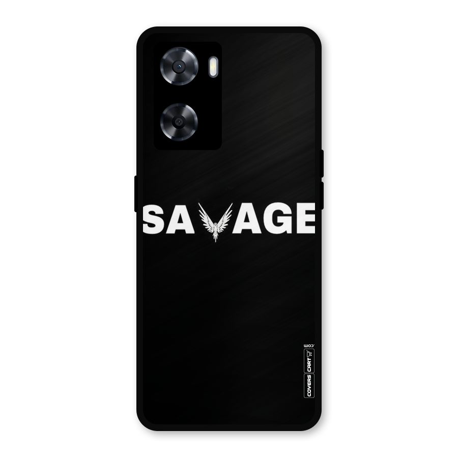 Savage Metal Back Case for Oppo A57 2022
