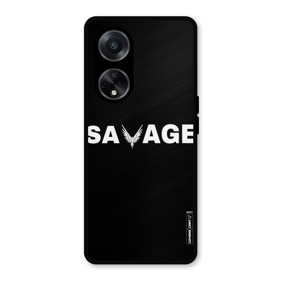 Savage Metal Back Case for Oppo F23