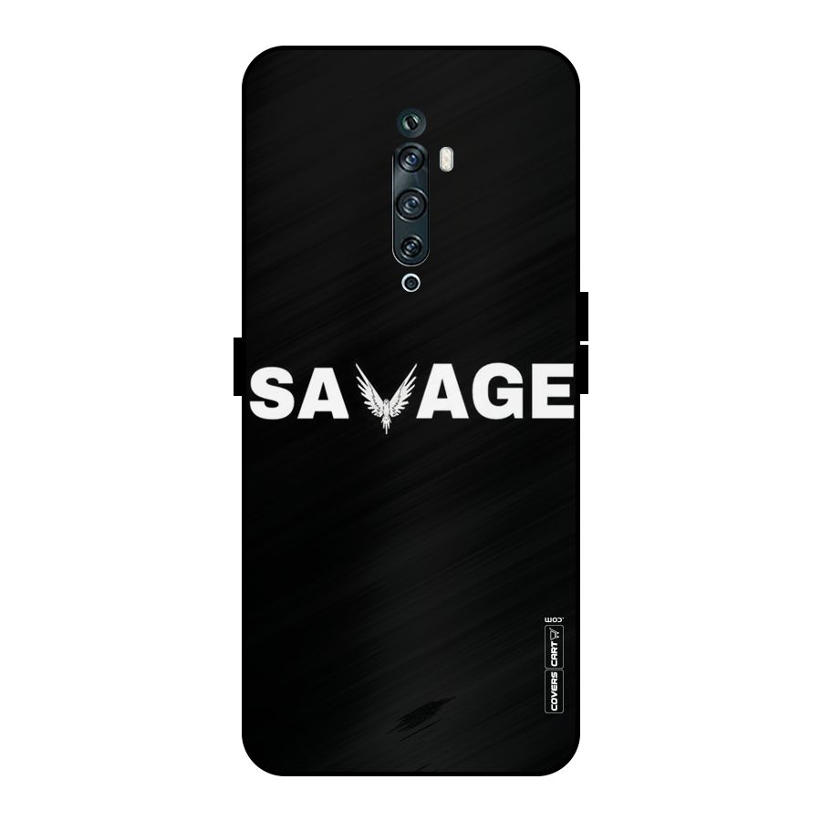 Savage Metal Back Case for Oppo Reno2 F