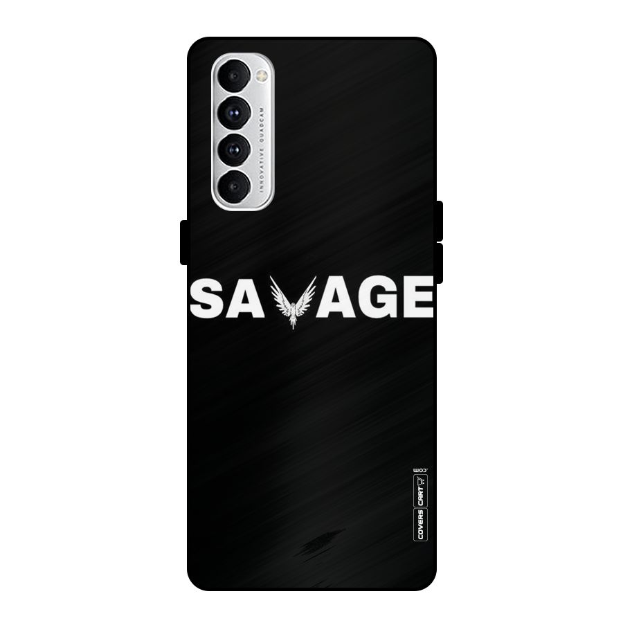 Savage Metal Back Case for Oppo Reno4 Pro