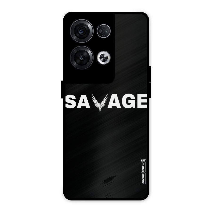 Savage Metal Back Case for Oppo Reno8 Pro 5G