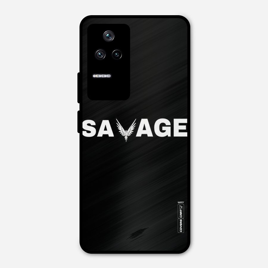 Savage Metal Back Case for Poco F4 5G