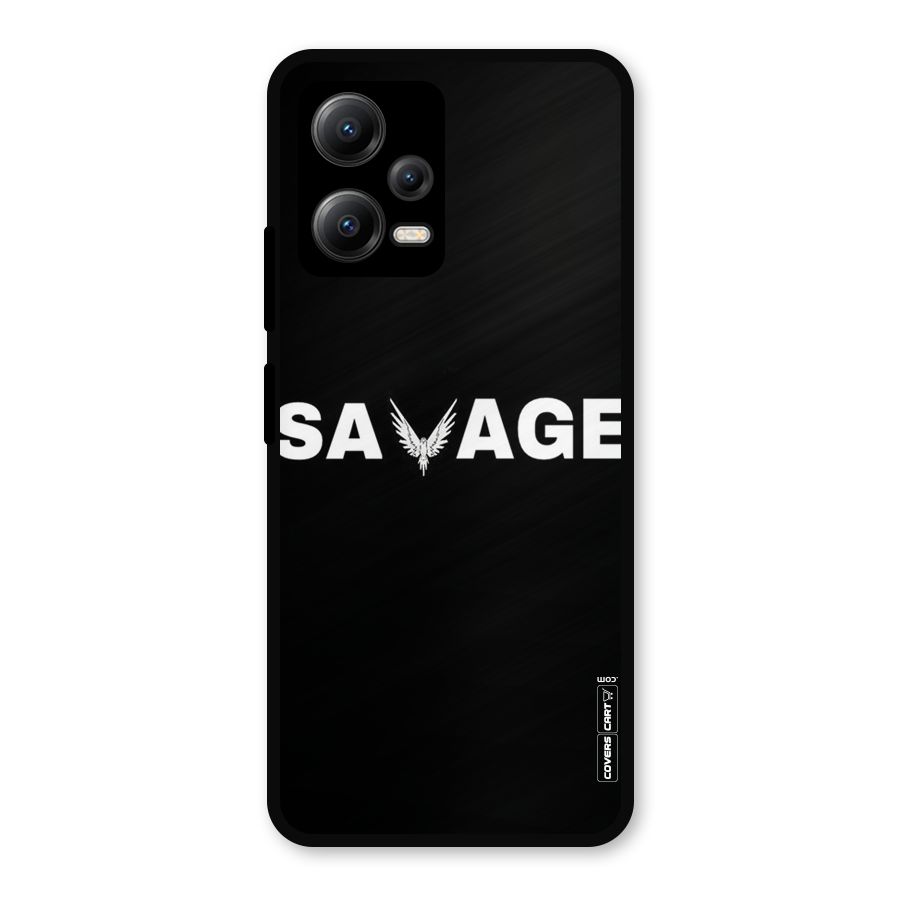 Savage Metal Back Case for Poco X5